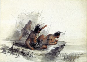Watching the caravan